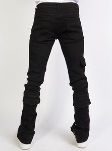 Politics Jeans - Murph - Skinny Stacked - Jet Black - 505 - Clique Apparel
