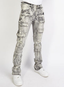 Politics Jeans - Murph - Skinny Stacked - Grey Storm - 501 - Clique Apparel