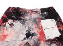 Load image into Gallery viewer, PURPLE BRAND RED TIE DYE MONOGRAM SHORTS - Clique Apparel