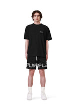 Load image into Gallery viewer, P413 Relaxed Fit Short - French Terry Sweat Short Wordmark Black - Clique Apparel