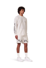 Load image into Gallery viewer, P413 Relaxed Fit Short - French Terry Wordmark Coconut Milk - Clique Apparel