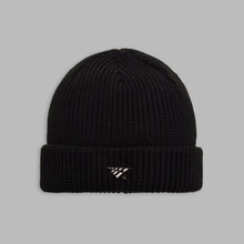 Load image into Gallery viewer, PAPER PLANES WHARFMAN BEANIE - BLACK - Clique Apparel