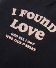 Load image into Gallery viewer, Paper Plane - I Found Love Tee - Black - Clique Apparel