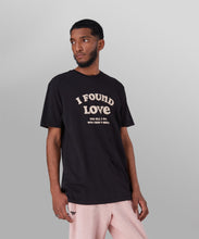 Load image into Gallery viewer, Paper Plane - I Found Love Tee - Black - Clique Apparel