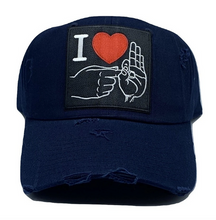 Load image into Gallery viewer, MV DAD HATS I heart Love you - Unisex - Clique Apparel