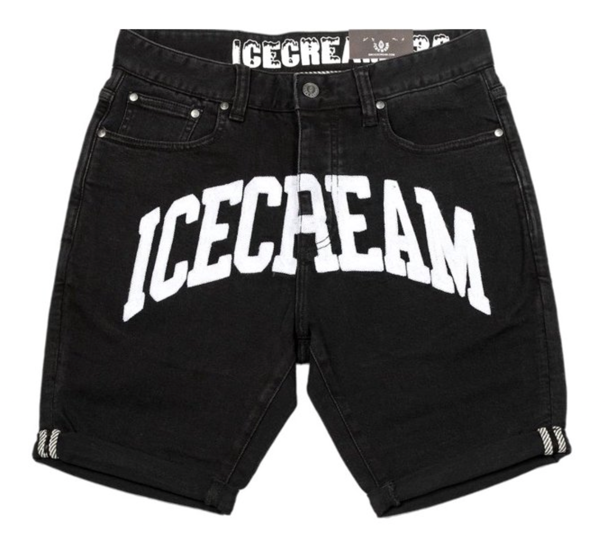 Ice Cream - Black Beauty Jean Short 38W BLACK - Clique Apparel