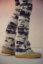 Load image into Gallery viewer, Embellish - Ace Flare Denim - Black/White - Clique Apparel