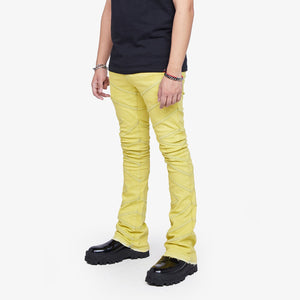 Valabasas - Stacked Cassius Jeans - Yellow - Clique Apparel