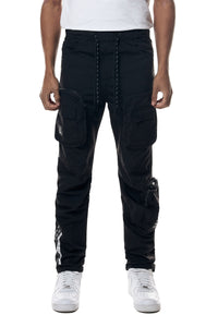 Smoke Rise - Windbreaker Joggers - Black - Clique Apparel