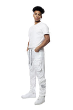 Load image into Gallery viewer, Smoke Rise - Windbreaker Joggers - White - Clique Apparel
