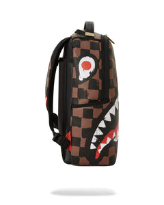 Sprayground - Sharks In Paris Painted DLXVF Backpack - Brown - Clique Apparel