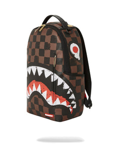 Sprayground - Sharks In Paris Painted DLXVF Backpack - Brown - Clique Apparel