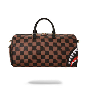 Sprayground - Sharks In Paris Painted Duffle - Brown - Clique Apparel