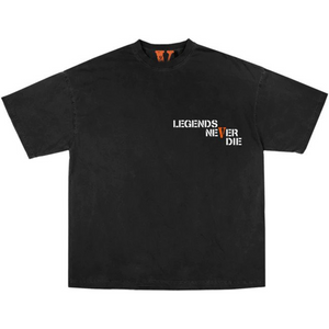 Black and sales orange vlone shirt