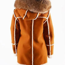 Load image into Gallery viewer, DAKOMA OUTERWEAR SHEARLING COAT TIMBER - Clique Apparel