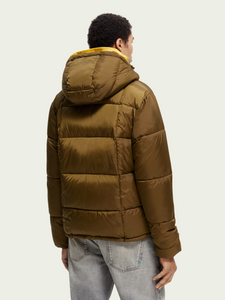 Scotch & Soda - Water Repellent Hooded Puffer Jacket - Clique Apparel