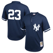 Load image into Gallery viewer, Don Mattingly New York Yankees Mitchell &amp; Ness Youth Cooperstown Collection Mesh Batting Practice Jersey - Navy - Clique Apparel