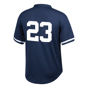 Don Mattingly New York Yankees Mitchell & Ness Youth Cooperstown Collection Mesh Batting Practice Jersey - Navy - Clique Apparel