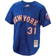 Load image into Gallery viewer, Mike Piazza New York Mets Mitchell &amp; Ness Youth Cooperstown Collection Batting Practice Jersey - Royal - Clique Apparel